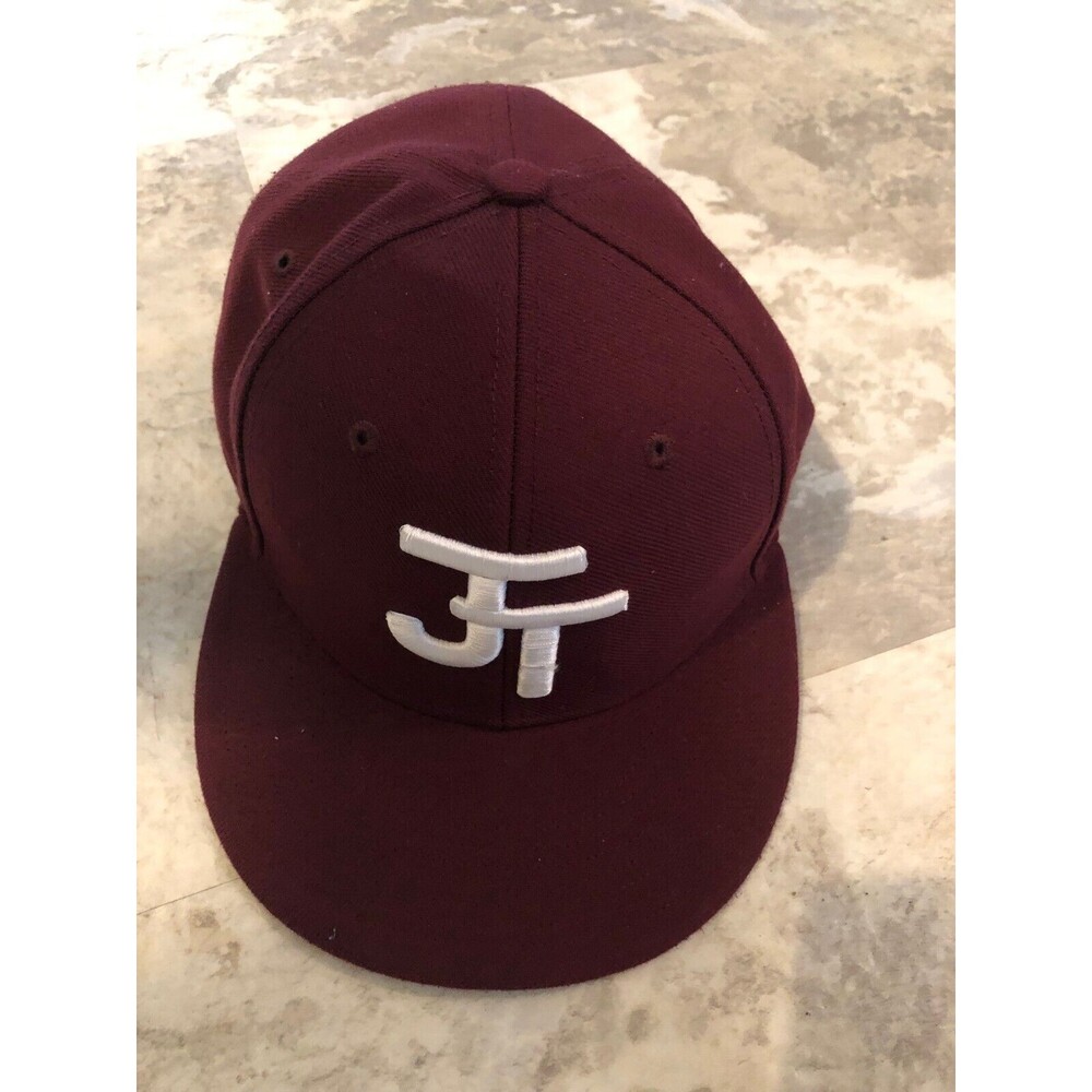 Richardson PTS Surge Fitted Size 6 7/7 Baseball Hat Maroon‎ w/ JT Logo